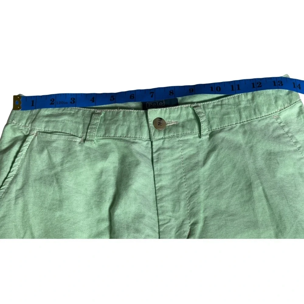 Boys Mint Green Oxford Pants Straight‎ Leg Polo Ralph Lauren 14